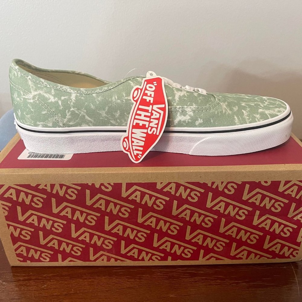 Vans Authentic (Washes) Celadon Green/True White 9M/10.5W